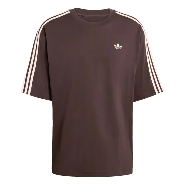 ADIDAS ORIGINALS ADIDAS ORIGINALS Majica 'Adicolor'  temno rjava / roza / bela