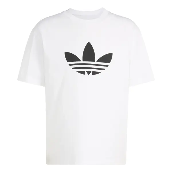 ADIDAS ORIGINALS ADIDAS ORIGINALS Majica 'Adicolor Trefoil'  črna / bela
