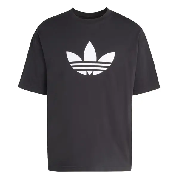 ADIDAS ORIGINALS ADIDAS ORIGINALS Majica 'Adicolor Trefoil'  črna / bela