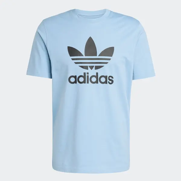 ADIDAS ORIGINALS ADIDAS ORIGINALS Majica 'Adicolor Trefoil'  svetlo modra / črna