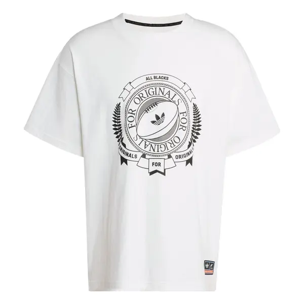 ADIDAS ORIGINALS ADIDAS ORIGINALS Majica 'Adidas Originals & All Blacks'  črna / bela