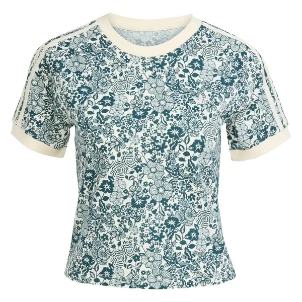 ADIDAS ORIGINALS ADIDAS ORIGINALS Majica 'Adidas Originals X Liberty London'  petrol / naravno bela