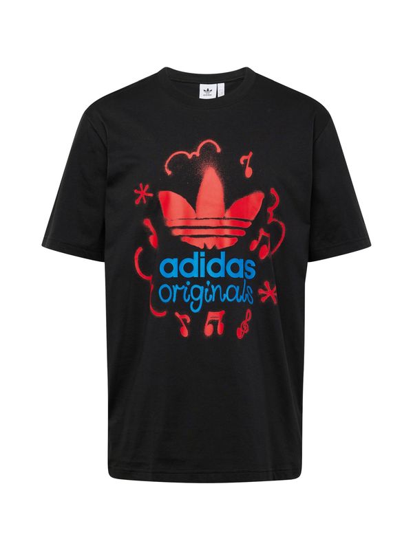 ADIDAS ORIGINALS ADIDAS ORIGINALS Majica  azur / rdeča / črna