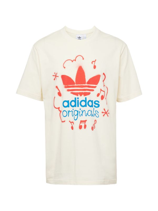 ADIDAS ORIGINALS ADIDAS ORIGINALS Majica  azur / rdeča / volneno bela