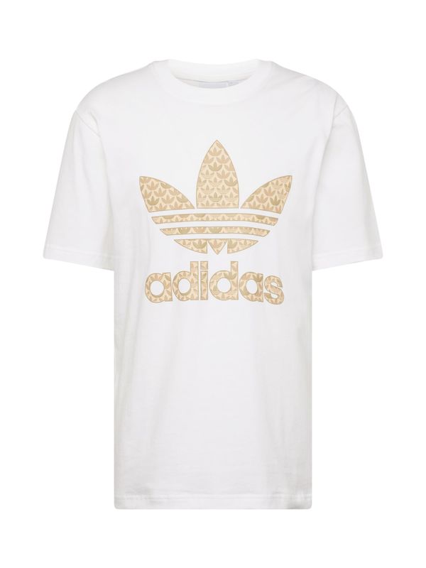 ADIDAS ORIGINALS ADIDAS ORIGINALS Majica  bež / rjava / bela