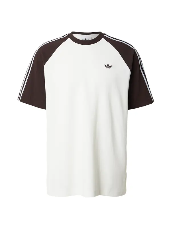 ADIDAS ORIGINALS ADIDAS ORIGINALS Majica 'Britcore'  temno rjava / bela