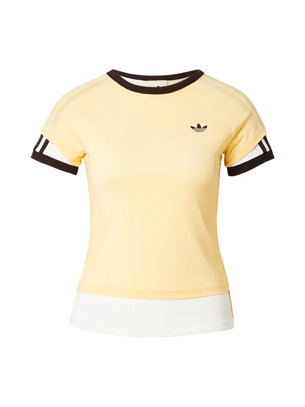 ADIDAS ORIGINALS ADIDAS ORIGINALS Majica 'Cali'  rumena / črna / bela