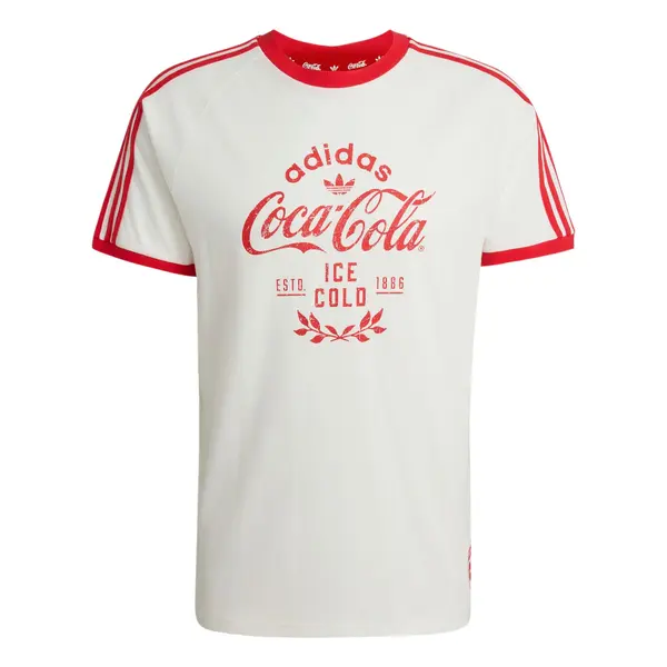 ADIDAS ORIGINALS ADIDAS ORIGINALS Majica 'Coca Cola Classic'  rdeča / bela