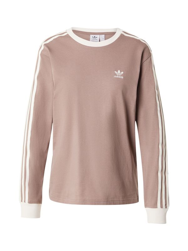 ADIDAS ORIGINALS ADIDAS ORIGINALS Majica  čokolada / bela