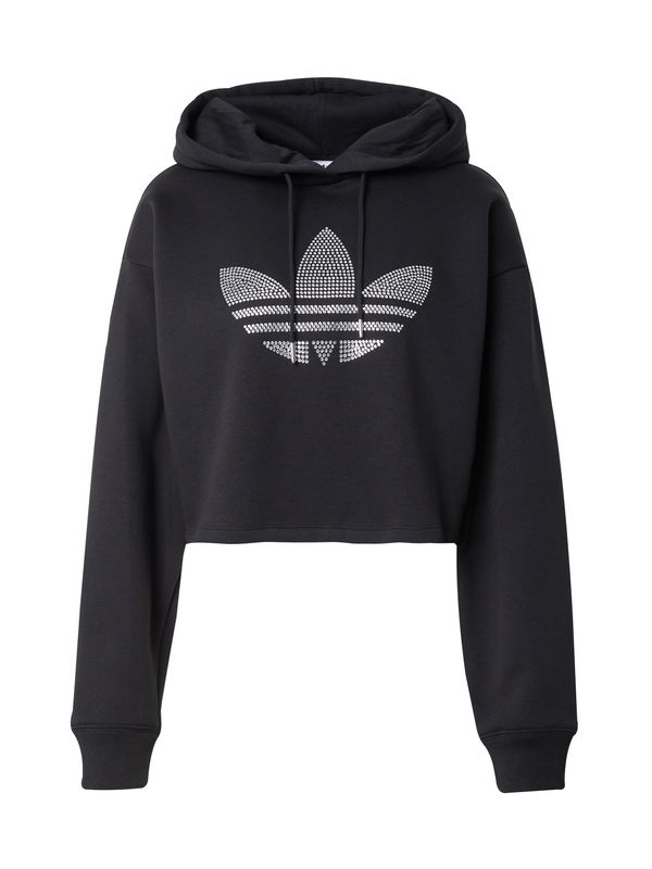 ADIDAS ORIGINALS ADIDAS ORIGINALS Majica  črna / srebrna