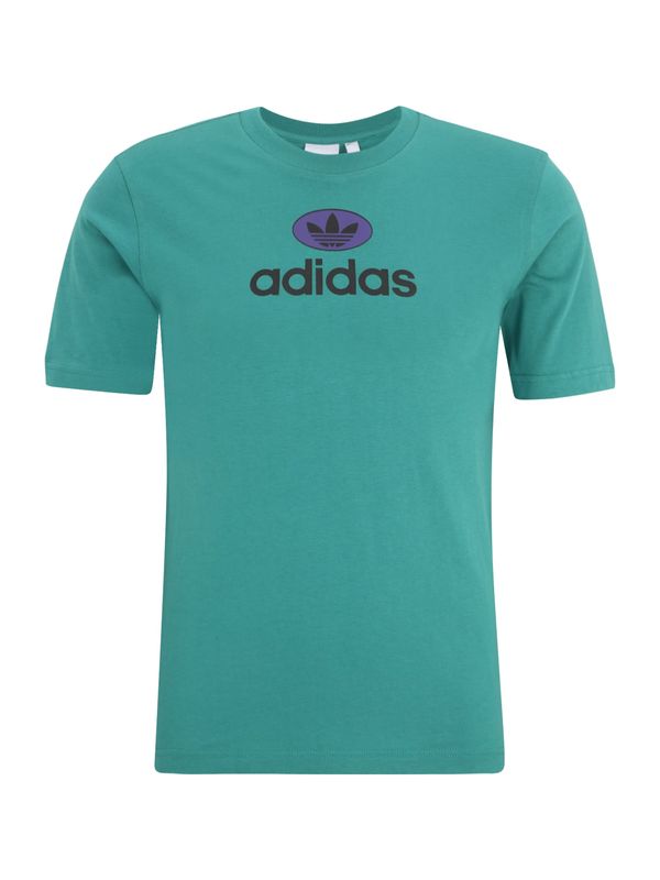 ADIDAS ORIGINALS ADIDAS ORIGINALS Majica 'GRFX TEE'  zelena / lila / črna