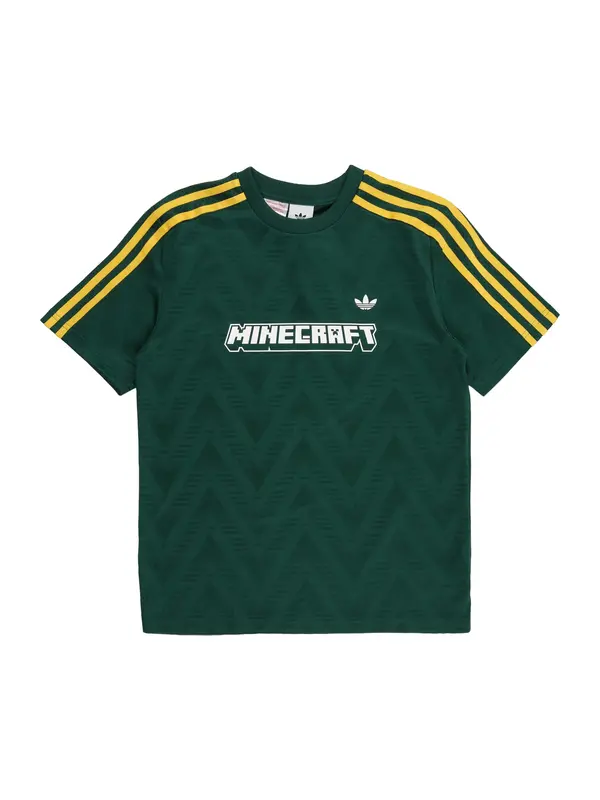 ADIDAS ORIGINALS ADIDAS ORIGINALS Majica  kari / temno zelena / bela