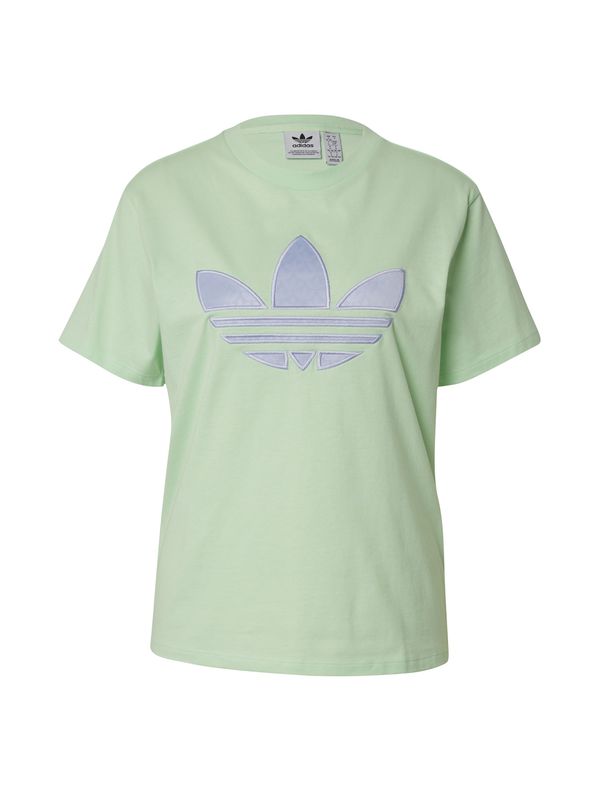 ADIDAS ORIGINALS ADIDAS ORIGINALS Majica 'MONOGRAM'  svetlo zelena / vijolično modra