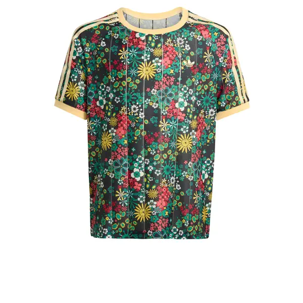 ADIDAS ORIGINALS ADIDAS ORIGINALS Majica 'Originals x Liberty London'  rumena / petrol / rdeča / črna
