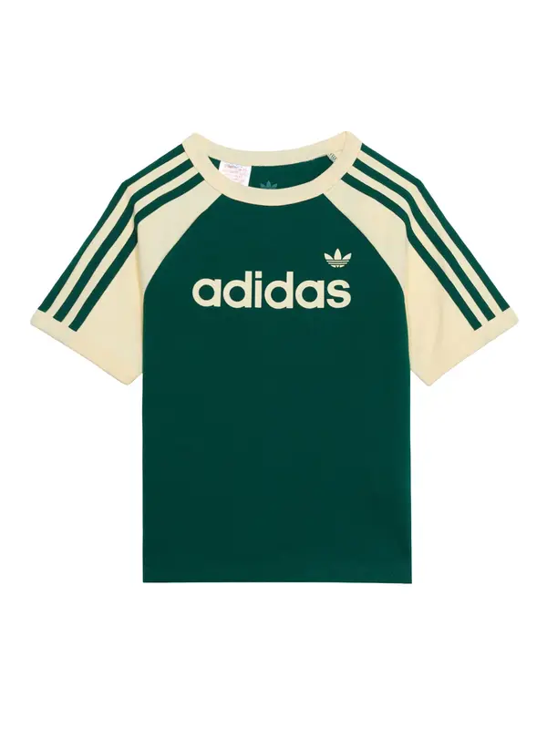 ADIDAS ORIGINALS ADIDAS ORIGINALS Majica  pastelno rumena / temno zelena