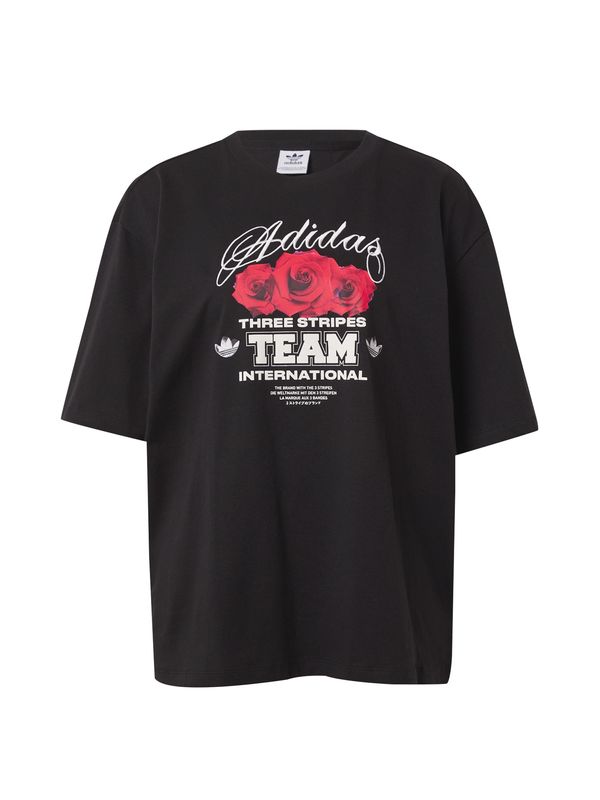 ADIDAS ORIGINALS ADIDAS ORIGINALS Majica  rdeča / črna / bela