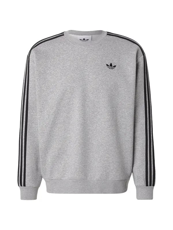 ADIDAS ORIGINALS ADIDAS ORIGINALS Majica  siva / črna