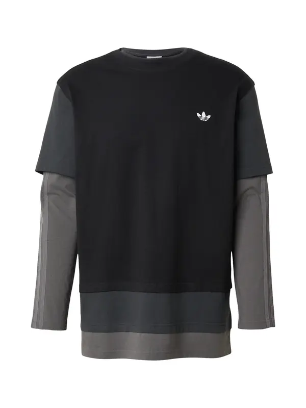 ADIDAS ORIGINALS ADIDAS ORIGINALS Majica  siva / temno siva / črna / bela