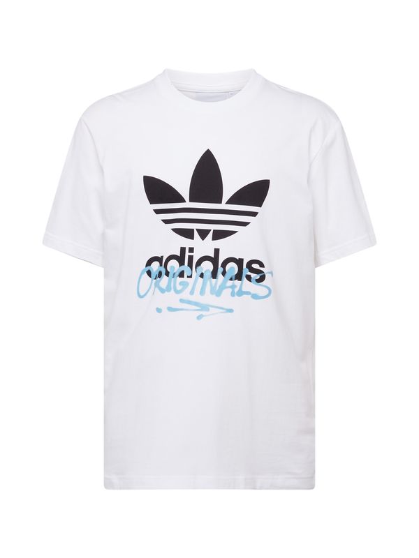 ADIDAS ORIGINALS ADIDAS ORIGINALS Majica 'STREET 1'  svetlo modra / črna / bela