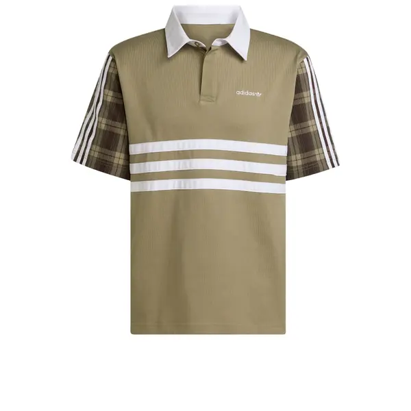 ADIDAS ORIGINALS ADIDAS ORIGINALS Majica 'Tartan'  kaki / oliva / bela