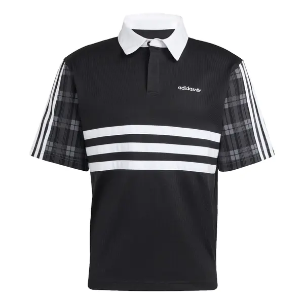 ADIDAS ORIGINALS ADIDAS ORIGINALS Majica 'Tartan'  siva / temno siva / črna / bela