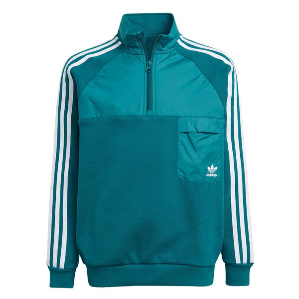 ADIDAS ORIGINALS ADIDAS ORIGINALS Majica 'Trefoil'  cijansko modra / bela