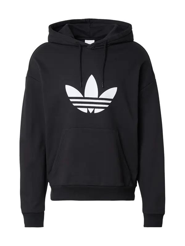 ADIDAS ORIGINALS ADIDAS ORIGINALS Majica 'TREFOIL'  črna / bela