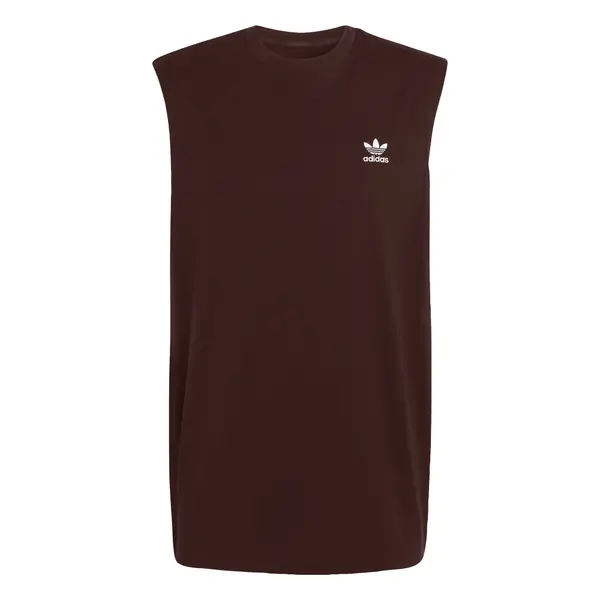 ADIDAS ORIGINALS ADIDAS ORIGINALS Majica 'Trefoil Essentials'  čokolada / bela