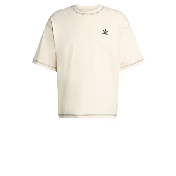 ADIDAS ORIGINALS ADIDAS ORIGINALS Majica 'Trefoil Essentials'  črna / volneno bela
