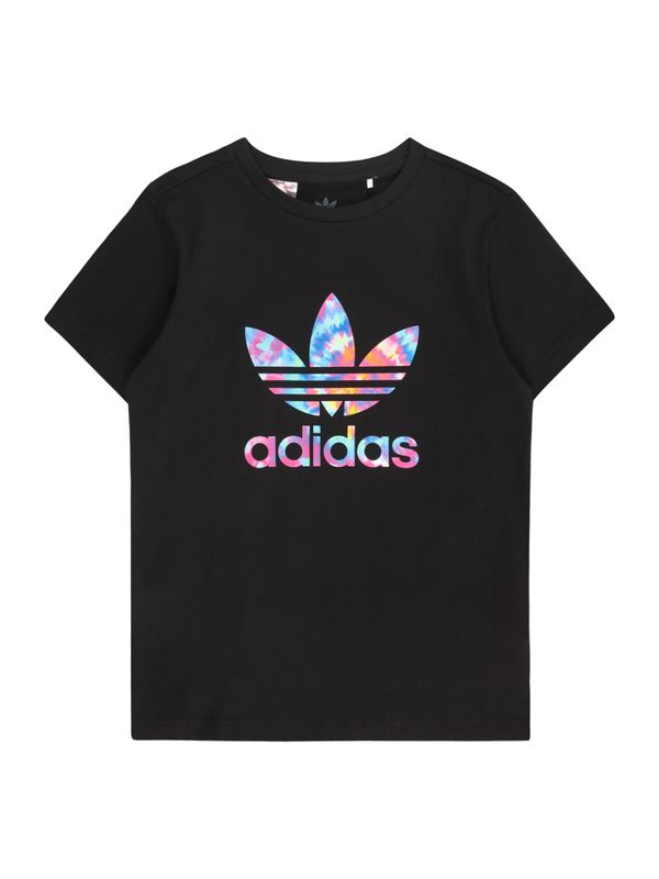 ADIDAS ORIGINALS ADIDAS ORIGINALS Majica 'TREFOIL'  voda / oranžna / svetlo roza / črna