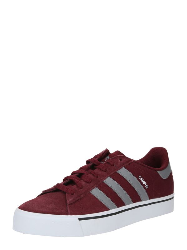 ADIDAS ORIGINALS ADIDAS ORIGINALS Nizke superge 'CAMPUS'  siva / vinsko rdeča / črna / bela