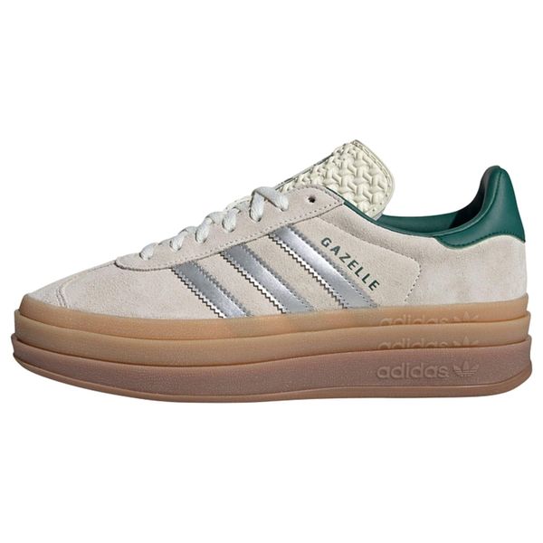 ADIDAS ORIGINALS ADIDAS ORIGINALS Nizke superge 'GAZELE BOLD'  smaragd / srebrna / bela / off-bela