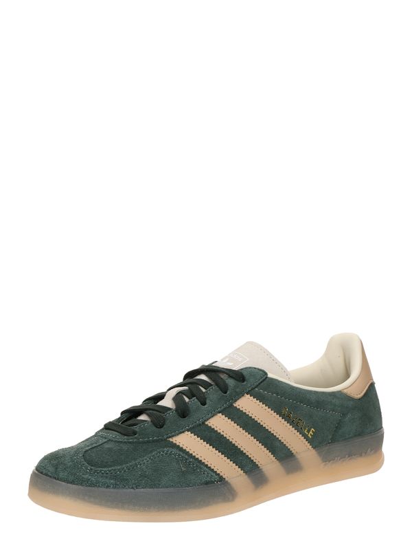 ADIDAS ORIGINALS ADIDAS ORIGINALS Nizke superge 'GAZELLE'  bež / zlata / temno zelena