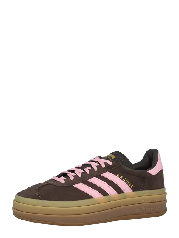 ADIDAS ORIGINALS ADIDAS ORIGINALS Nizke superge 'GAZELLE BOLD'  čokolada / zlata / roza