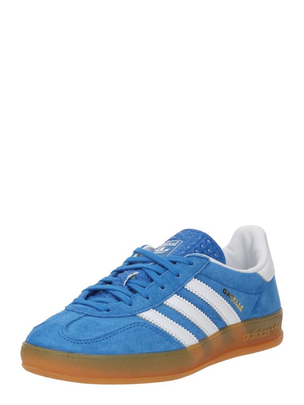 ADIDAS ORIGINALS ADIDAS ORIGINALS Nizke superge 'GAZELLE'  kraljevo modra / zlata / bela