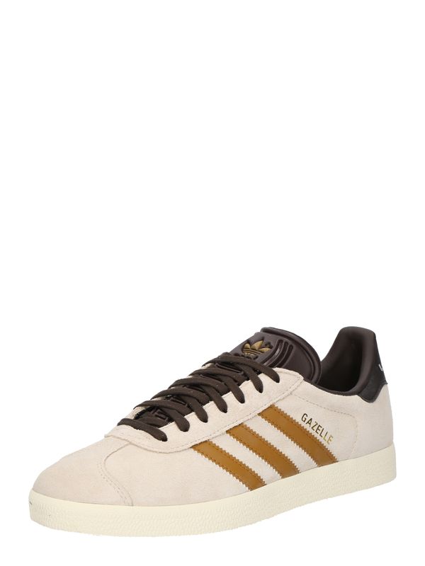 ADIDAS ORIGINALS ADIDAS ORIGINALS Nizke superge 'GAZELLE MLS'  karamel / temno rjava / volneno bela