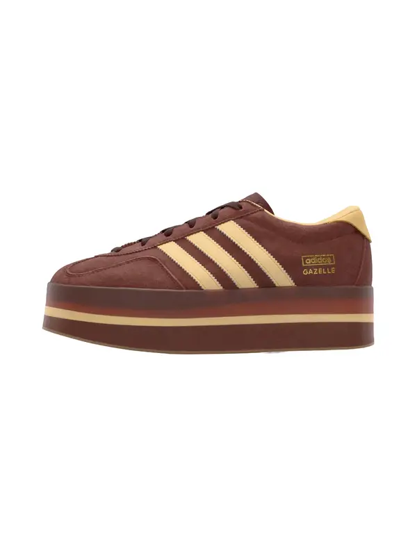 ADIDAS ORIGINALS ADIDAS ORIGINALS Nizke superge 'GAZELLE STACK'  rjava / pastelno rumena