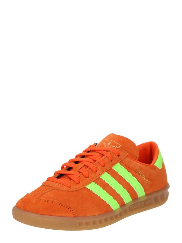 ADIDAS ORIGINALS ADIDAS ORIGINALS Nizke superge 'Hamburg'  neonsko zelena / temno oranžna