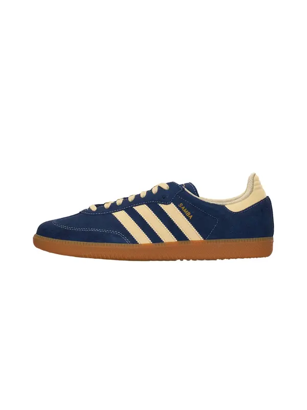 ADIDAS ORIGINALS ADIDAS ORIGINALS Nizke superge 'Samba'  chamois / temno modra / zlata