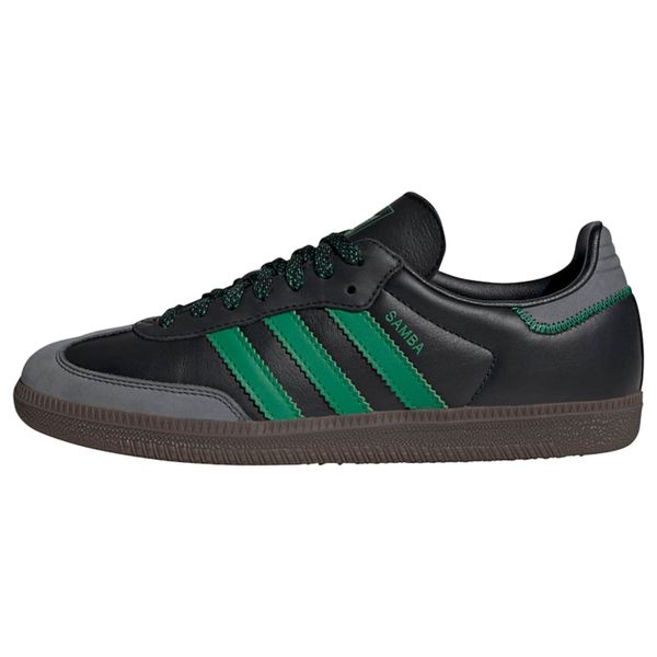 ADIDAS ORIGINALS ADIDAS ORIGINALS Nizke superge 'Samba OG'  bazaltno siva / zelena / črna