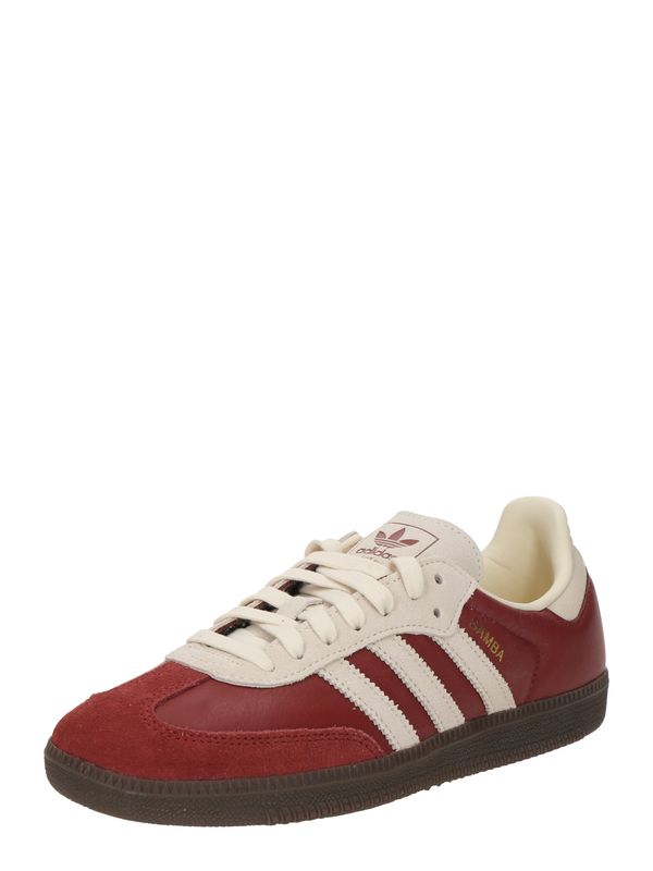 ADIDAS ORIGINALS ADIDAS ORIGINALS Nizke superge 'SAMBA OG'  bež / burgund