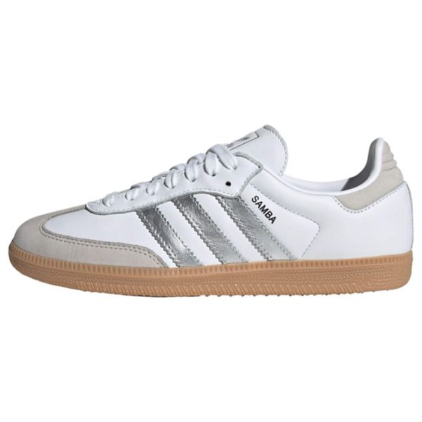 Adidas ADIDAS ORIGINALS Nizke superge 'Samba OG'  svetlo siva / srebrna / bela