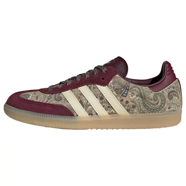 ADIDAS ORIGINALS ADIDAS ORIGINALS Nizke superge 'Samba OG X Liberty London'  ecru / kaki / oliva / burgund