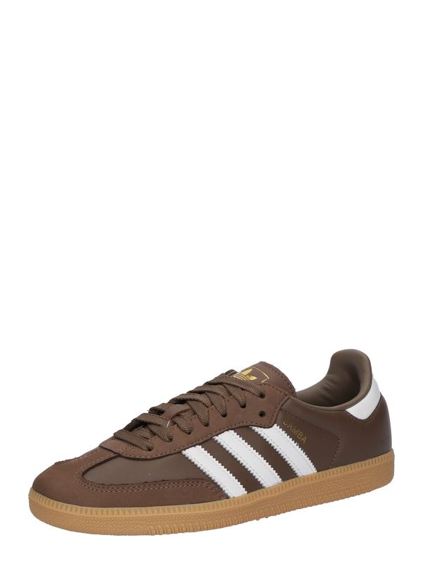 ADIDAS ORIGINALS ADIDAS ORIGINALS Nizke superge 'Samba'  rjava / bela