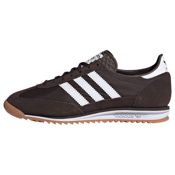 ADIDAS ORIGINALS ADIDAS ORIGINALS Nizke superge 'SL 72 OG'  temno rjava / bela