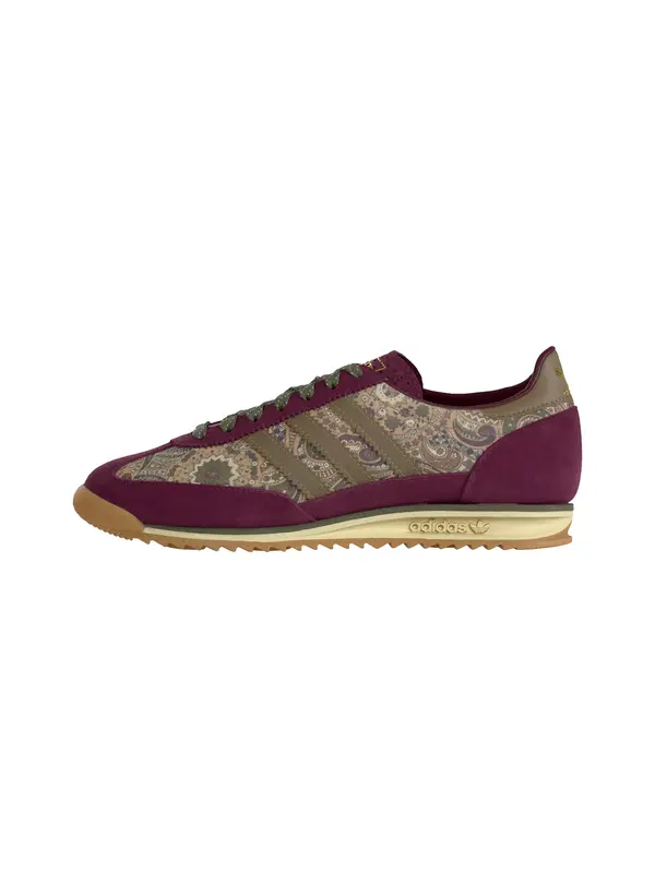 ADIDAS ORIGINALS ADIDAS ORIGINALS Nizke superge 'SL 72 OG X Liberty London'  bež / barva blata / vinsko rdeča