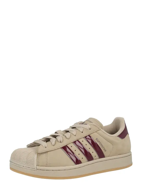 ADIDAS ORIGINALS ADIDAS ORIGINALS Nizke superge 'SUPERSTAR II'  kaki / burgund