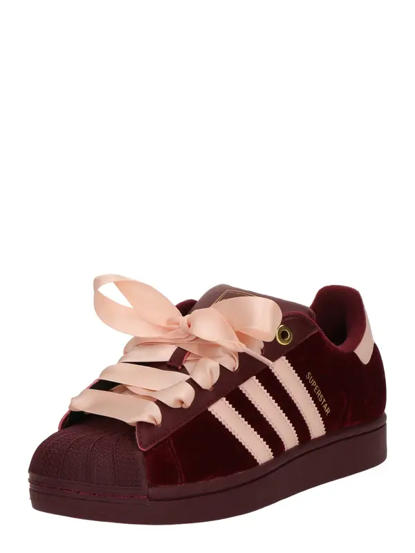 ADIDAS ORIGINALS ADIDAS ORIGINALS Nizke superge 'SUPERSTAR II'  puder / merlot