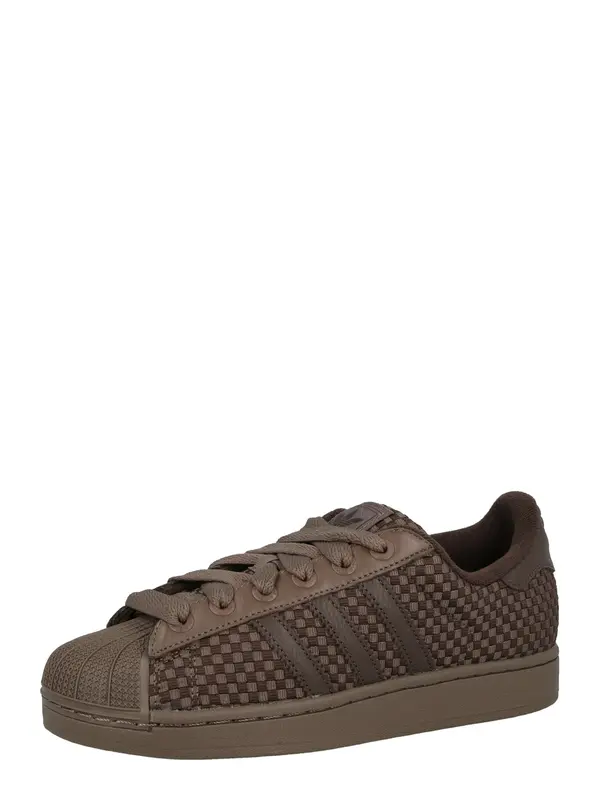 ADIDAS ORIGINALS ADIDAS ORIGINALS Nizke superge 'SUPERSTAR II'  rjava / čokolada