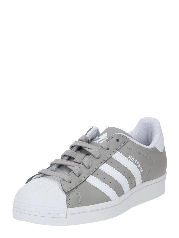 ADIDAS ORIGINALS ADIDAS ORIGINALS Nizke superge 'SUPERSTAR'  siva / bela